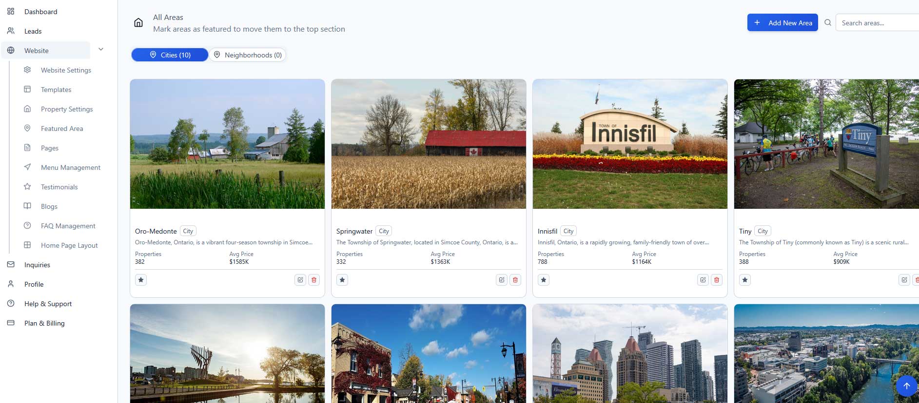 How Real Estate Agents Benefit from Custom Neighborhood Pages in RealbuilderWeb.com